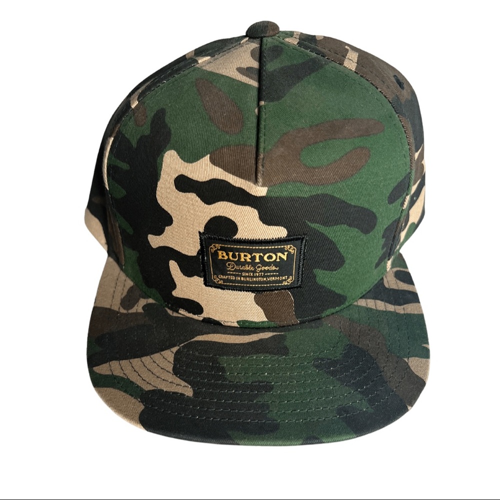 Burton Camo SnapBack Hat